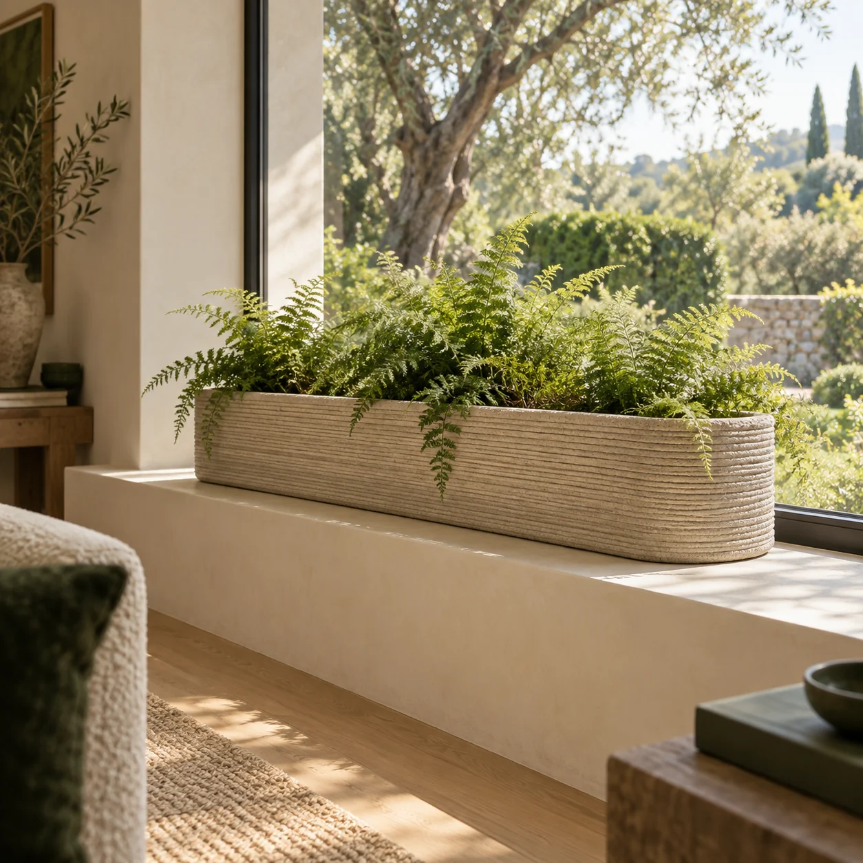 Window ledge planter design concept