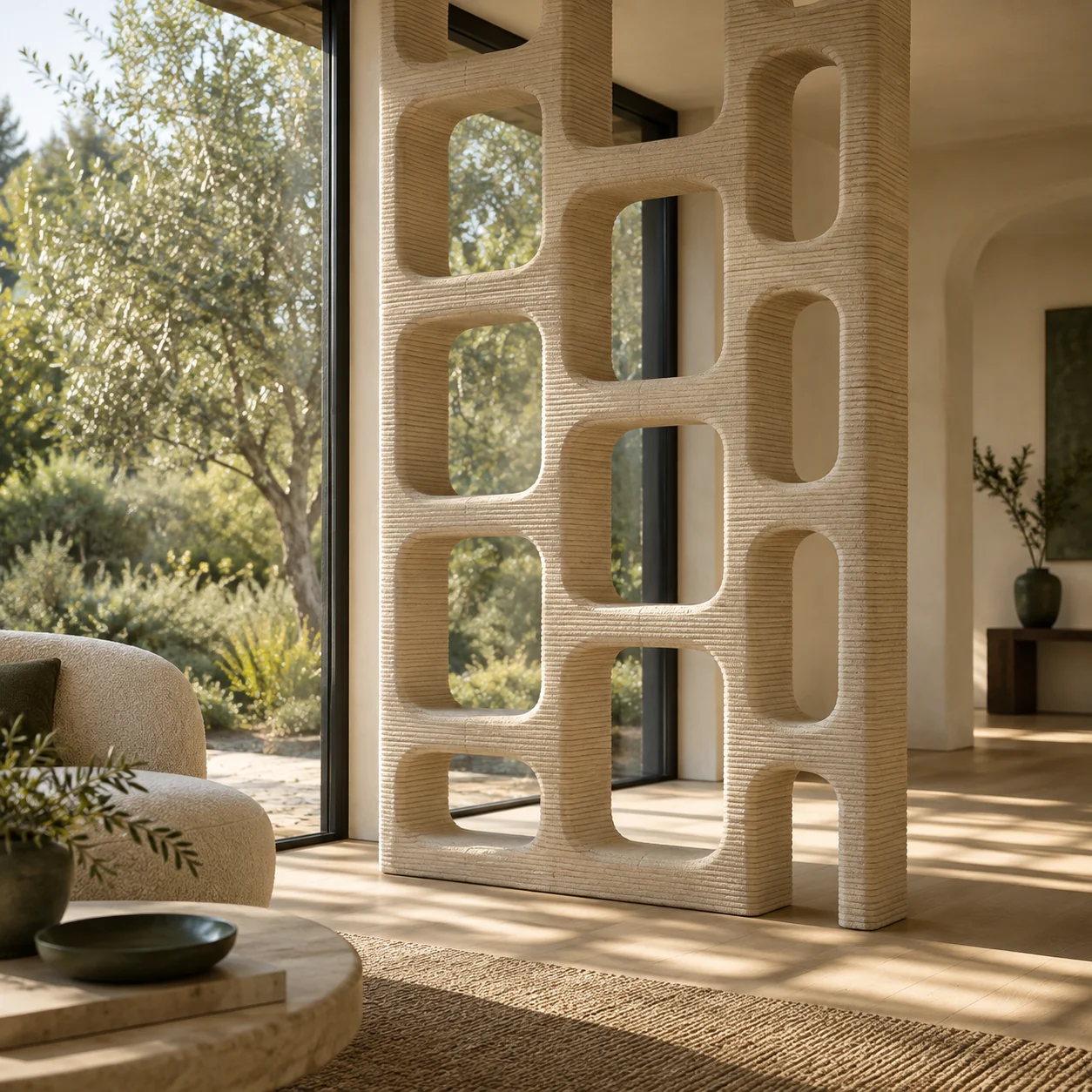 Decorative window screen design concept